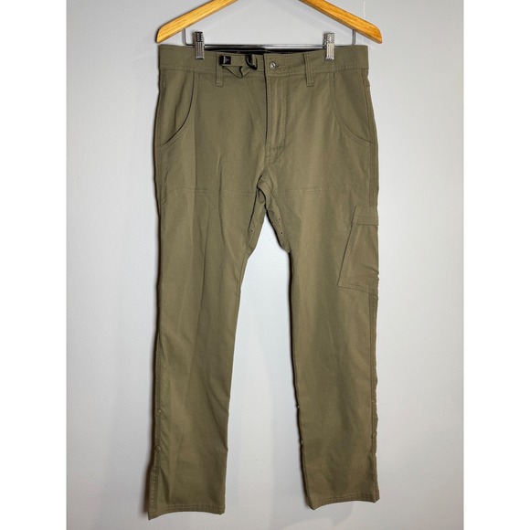 Prana Other - Prana Mens 32W x 32L Straight Fit Cargo Pants Olive Green Outdoor Casual